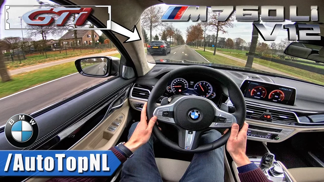 BMW 7 Series M760Li xDrive 6.6 V12 BiTurbo POV Test Drive by AutoTopNL