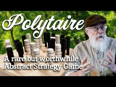 Polytaire is a rare jump-and-capture abstract strategy board game!