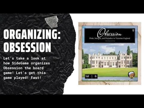 Organizing Obsession (Fully Sleeved, with Upstairs Downstairs Expansion) SideGame LLC