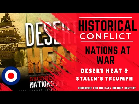 Nations at War Desert Heat Lock Load Publishing 2nd Edition (2025, 4k) #boardgames #ww2