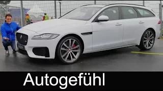 Jaguar XF Sportbrake REVIEW Exterior/Interior estate Kombi new generation 2018 - Autogefühl