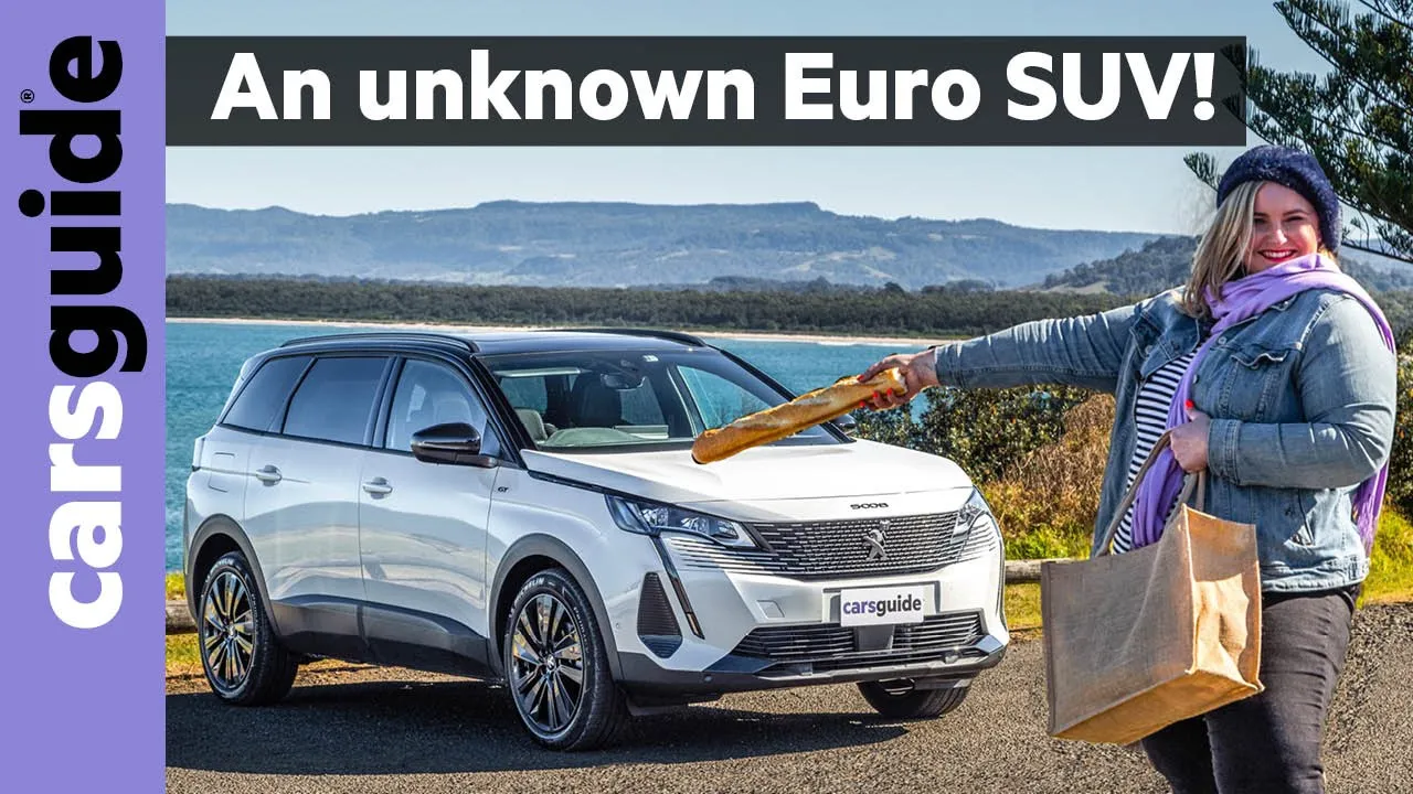 A stylish seven-seater you've never heard of? 2023 Peugeot 5008 GT Sport review - family test 4K
