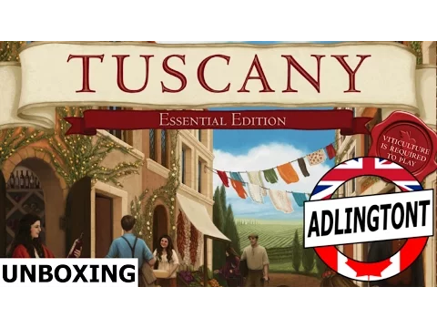 Unboxing - Tuscany Essential Edition + (Promo Cards)