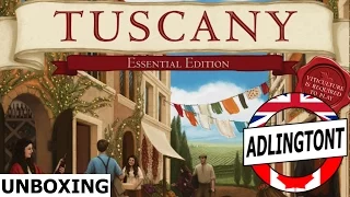 Unboxing - Tuscany Essential Edition + (Promo Cards)