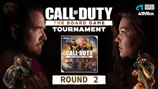 Game 2 - Call of Duty: The Board Game - Gameplay | COD Tournament Round 2- Full Playthrough