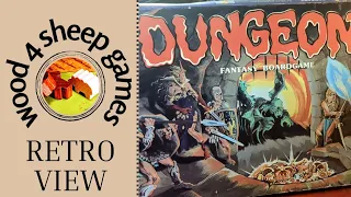 DUNGEON! - see the original dungeon crawl boardgame TSR 1980 | Wood 4 Sheep Games ⚔️🕸️👑💎🔮