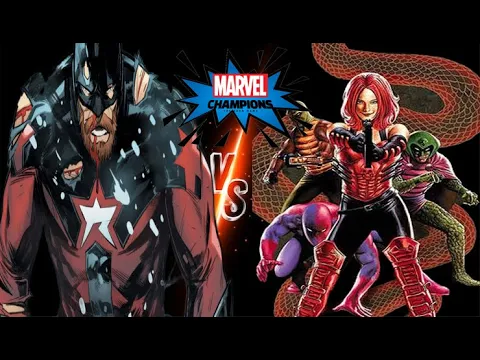 I Can Be Hero On The Cereal Box!! : Marvel Champions Custom Content Red Guardian vs Serpent Society