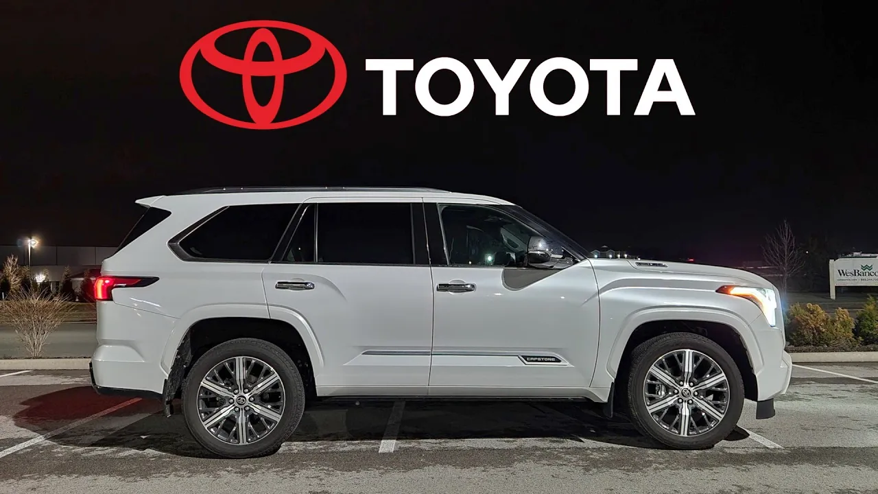NIGHT REVIEW -- 2023 Toyota Sequoia Capstone // Is it Worth the $81,000 Price??