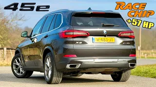 our BMW X5 45e // STOCK vs RACECHIP // REVIEW on AUTOBAHN