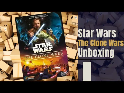 Star Wars: The Clone Wars Board Game Unboxing