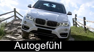 2015 All-new BMW X6 xDrive50i & X6 M50d onroad offroad parcours interior exterior