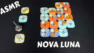 ASMR Solo Board Game Playthrough - NOVA LUNA (Whispering)