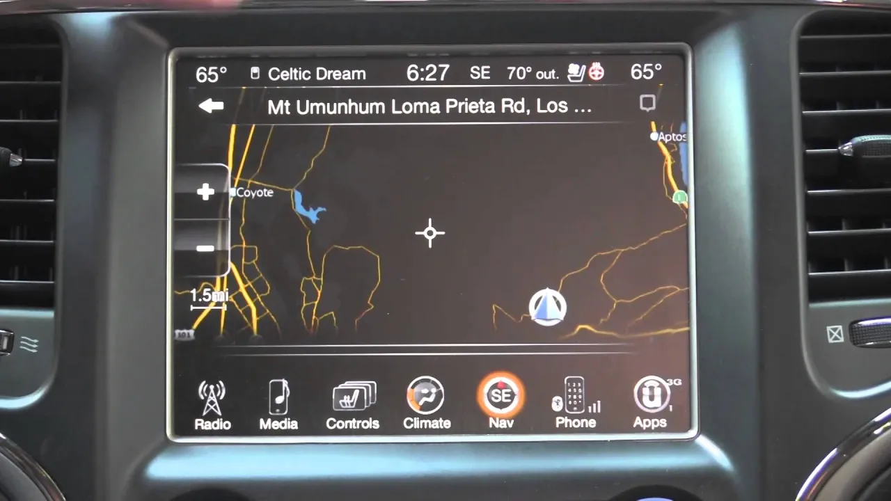 2014 Chrysler Dodge RAM Jeep uConnect 2 / uConnect 8.4 Navigation Review