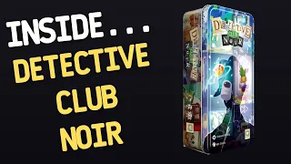 Unboxing Board Game DETECTIVE CLUB: Noir (4K60fps)