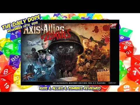 Axis & Allies & Zombies - How to Play and Review on The Daily Dope #197