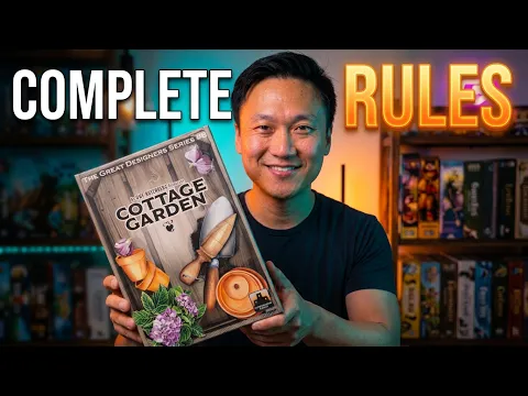 How to Play Cottage Garden - Complete Rules in One Video (Uwe Rosenberg)
