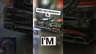 MERCEDES AMG S63 EXHAUST! #shorts #exhaust