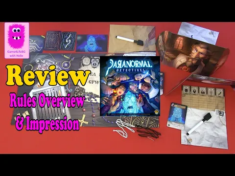 Paranormal Detectives, Review: Rules overview & Impression In English #review #ParanormalDetectives