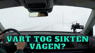 Xpeng G9 i räckviddstest - Så kom snöstormen... | Elbilsmagasinet