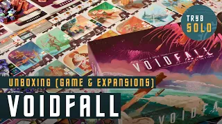 Voidfall | unboxing of the retail edition (plus some expansions)