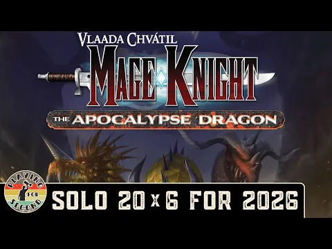 2026 Solo Board Game Challenge | Mage Knight: Apocalypse Dragon - Four Horsemen Scenario
