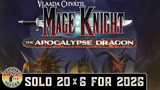 2026 Solo Board Game Challenge | Mage Knight: Apocalypse Dragon - Four Horsemen Scenario
