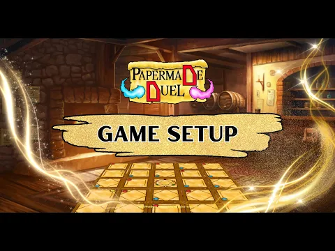 Play Guide - Game Setup. Learn to play Papermade Duel
