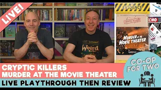 Cryptic Killers: Murder at The Movie Theater - Live playthrough then review