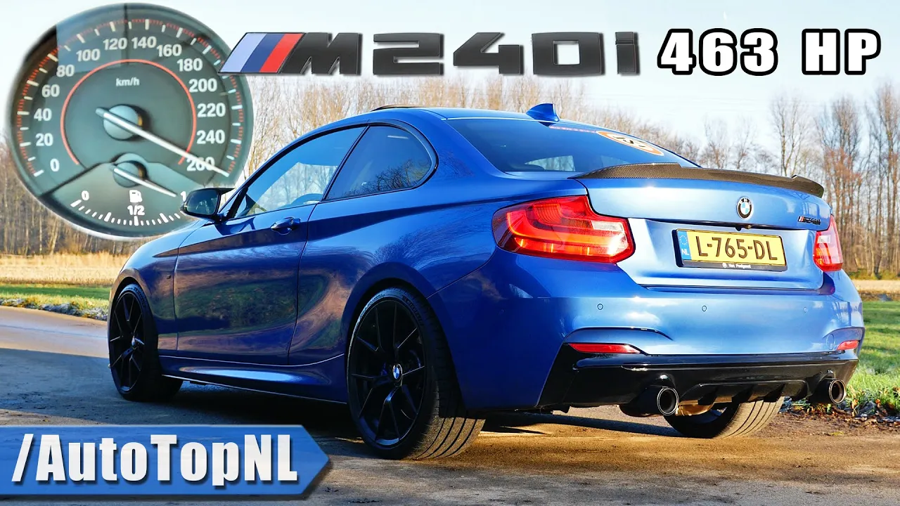 463HP BMW M240i F22 | 100-200 ACCELERATION POV & LOUD SOUND by AutoTopNL