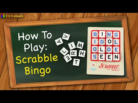 How to play Scrabble Bingo