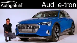 Audi e-tron REVIEW Premiere production car all-new Audi etron EV - Autogefühl