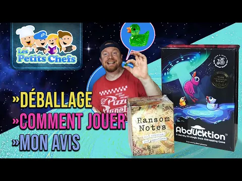 Découverte des jeux Abducktion et Ransom Notes | Les Petits Chefs