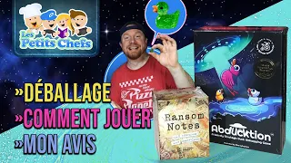 Découverte des jeux Abducktion et Ransom Notes | Les Petits Chefs