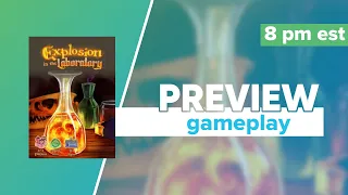 Explosion in the Laboratory Kickstarter Preview Gameplay & First Impressions | @WeirdGiraffes