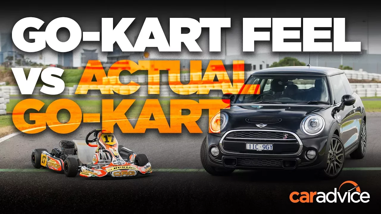 MINI Cooper S vs Go-Kart at the race track: Which is quickest?
