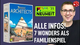 7 Wonders Architects - Die Familienversion des Kennerspiel des Jahres 2011 - Brettspiel im Test