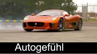 F1 Driver Felipe Massa hoons Jaguar C-X75 Supercar James Bond Spectre Villain’s car