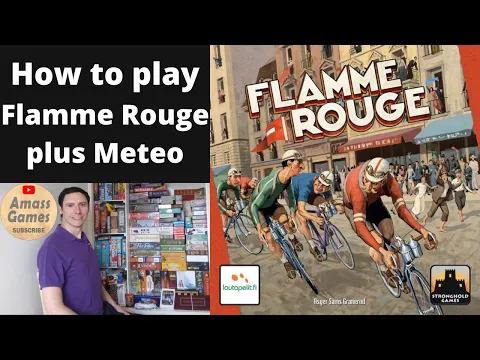 Flamme Rouge meteo #boardgame #howtoplay #amassgames #gametok #cycling #stronghold #deckbuilding