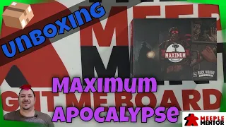 Meeple Mentor Unboxes Maximum Apocalypse