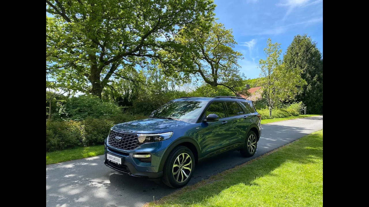 En liten test av Ford Explorer ST-Line phev