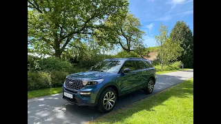 En liten test av Ford Explorer ST-Line phev