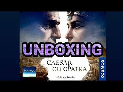 Caesar & Cleopatra Board Game | Unboxing (No Talking)
