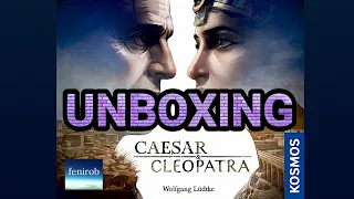 Caesar & Cleopatra Board Game | Unboxing (No Talking)