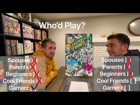 Who'd Play That? (Factory Funner, Sagrada, and Spirit Island)