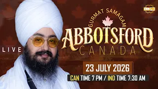 Live abbotsford, BC canada 23 july 2026 Dhadrian Wale