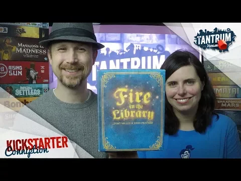 Fire in the Library Board Game Preview