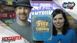 Fire in the Library Board Game Preview