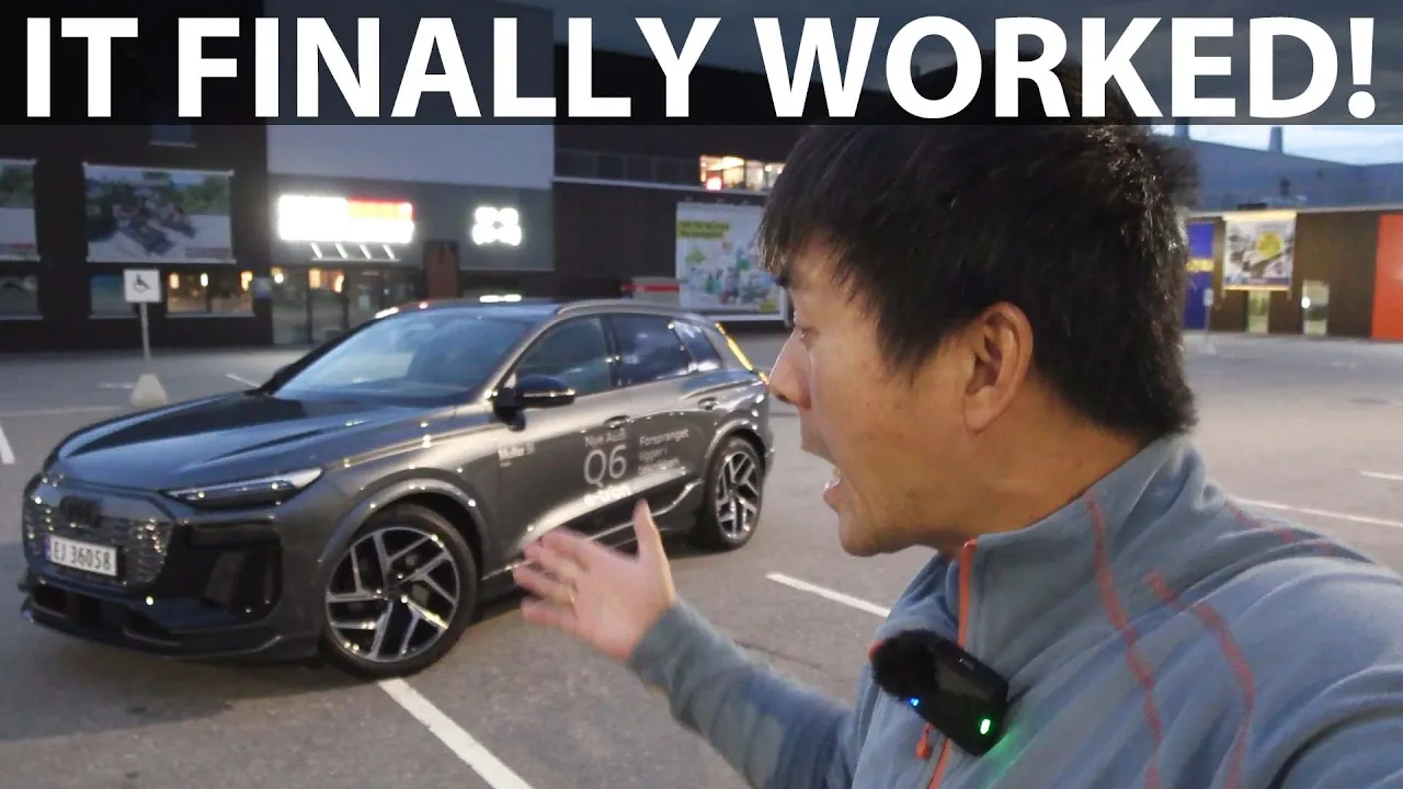 Audi Q6 e-tron autoparking re test