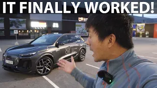 Audi Q6 e-tron autoparking re test