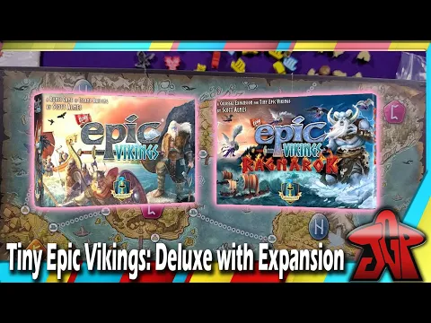 Tiny Epic Vikings Deluxe Edition unboxing (includes Shamans and Ragnarok)